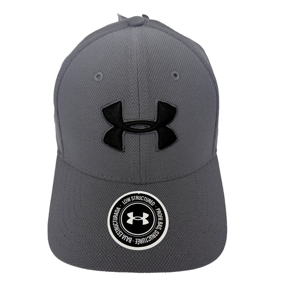 Under Armour Men's UA Gray/ Black/ Black Blitzing 3.0 Cap Size L/XL New